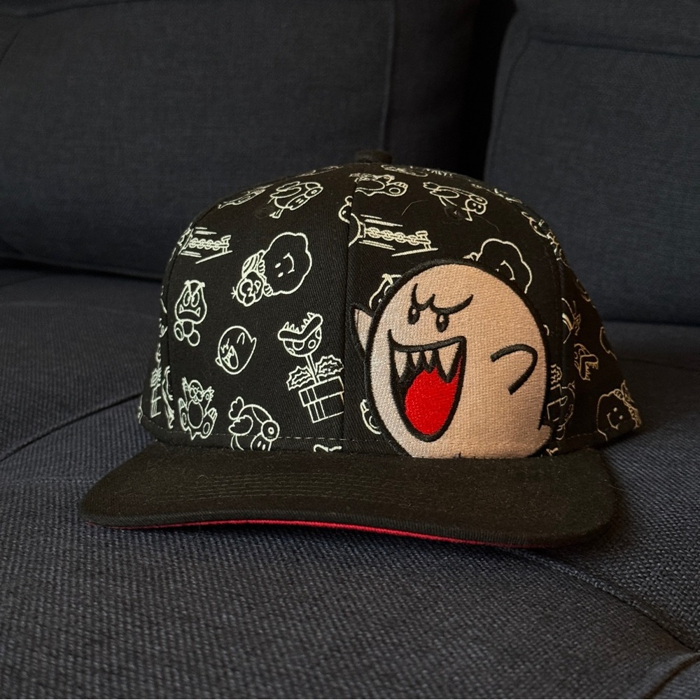 Super Mario Boo Snapback Hat
